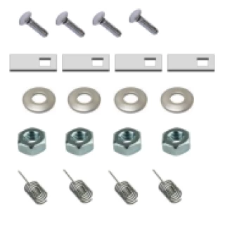 Trailer Tow Hitch Hardware Fastener Kit For 21-24 KIA Seltos 1-1/4" Class I Receiver