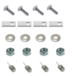Trailer Tow Hitch Hardware Fastener Kit For 18-24 Volkswagen Tiguan Class 2 1-1/4" Towing Receiver
