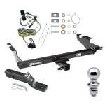 Trailer Tow Hitch For 87-95 Chevy GMC G10 G20 G30 G1500 G2500 G3500 Complete Package w/ Wiring and 1-7/8" Ball