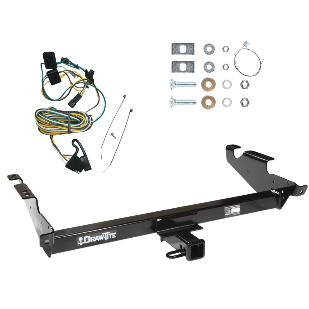 Custom Fit Trailer Hitch Wiring Harness (Plug & Play) Installation Hardware Installation Instructions 41121 118338 Draw-Tite Trailer Tow Hitch 87-95 Chevy GMC G10 G20 G30 G1500 G2500 G3500 Wiring Harness Kit 87 88 89 90 91 92 93 94 95 1987 1988 1989 Trailer Tow Hitch For 87-95 Chevy GMC G10 G20 G30 G1500 G2500 G3500 w/ Wiring Harness Kit