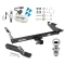 Trailer Tow Hitch For 78-96 Chevy GMC G Series Van Full Size Except Step Bumper Complete Package w/ Wiring and 1-7/8" Ball