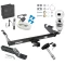 Trailer Tow Hitch For 78-96 Chevy GMC G Series Van Full Size Except Step Bumper Deluxe Package Wiring 2" Ball and Lock