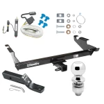 Trailer Tow Hitch For 78-96 Chevy GMC G Series Van Full Size Except Step Bumper Complete Package w/ Wiring and 2" Ball