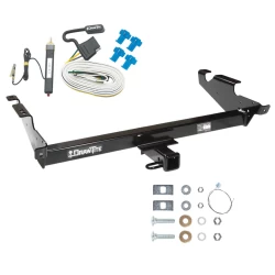 Trailer Tow Hitch For 78-96 Chevy GMC G Series Van Full Size Except Step Bumper w/ Wiring Harness Kit