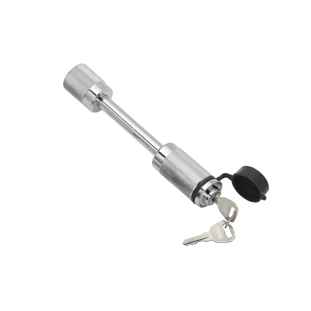 Trailer Tow Hitch For 19-24 Ford F-350 F-450 F-550 Super Duty Cab and Chassis Class V w/ 7-Way Wiring Kit 2-5/16" and 2" Ball 10" Long 3" Drop Draw Bar and Towing Lock