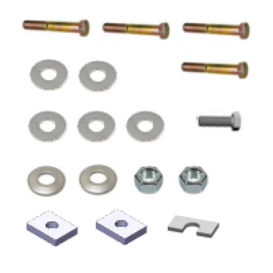 Front Mount Trailer Tow Hitch Hardware Fastener Kit For Draw-Tite Front Mount Trailer Hitch For 19-25 Chevy Silverado GMC Sierra 1500 All Models 2" Receiver