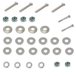 Front Mount Trailer Tow Hitch Hardware Fastener Kit For 19-24 Except Diesel Engine RAM 2500 3500 4500 5500 2" Receiver