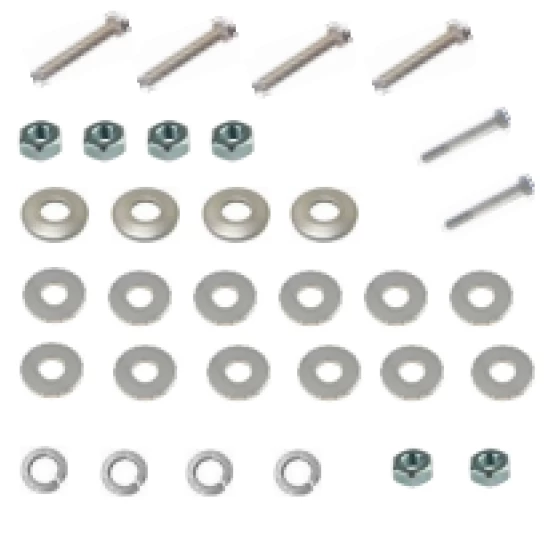 Front Mount Trailer Tow Hitch Hardware Fastener Kit For Draw-Tite Front Mount Trailer Hitch For 19-26 Ram 2500 3500 4500 5500 Excluding Diesel 2" Receiver