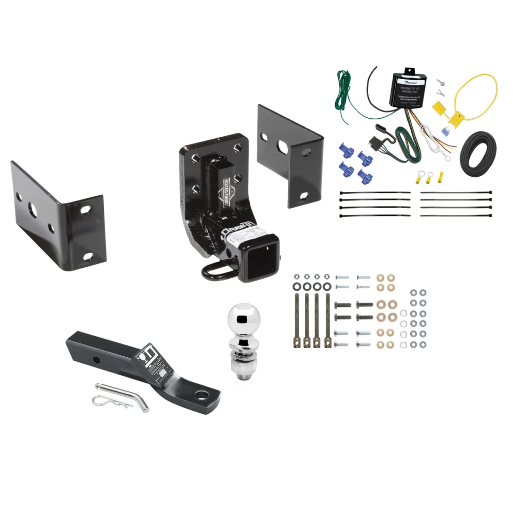 Trailer Tow Hitch For 98-05 Mercedes M-Class Complete Package w/ Wiring and 2" Ball