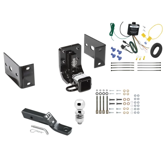 Trailer Tow Hitch For 98-05 Mercedes M-Class Complete Package w/ Wiring and 2" Ball