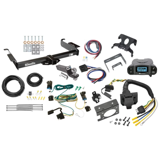 Trailer Hitch Tow Package Prodigy P3 Brake Control For 03-14 Chevrolet Express GMC Savana 1500 03-24 2500 3500 w/ 7-Way RV Wiring 2" Drop Mount 2" Ball Class 3 2" Receiver Draw-Tite Tekonsha Trailer Hitch Tow Package Prodigy P3 Brake Control For 03-14 Chevrolet Express GMC Savana 1500 03-24 2500 3500 w/ 7-Way RV Wiring 2" Drop Mount 2" Ball Class 3 2" Receiver Draw-Tite Tekonsha