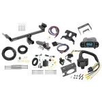 Trailer Hitch Tow Package Prodigy P3 Brake Control For 15-18 Ford Edge SE & SEL w/ 7-Way RV Wiring 2" Drop Mount 2" Ball Class 3 2" Receiver Draw-Tite Tekonsha