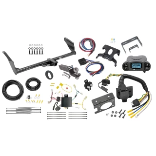 Trailer Hitch Tow Package Prodigy P3 Brake Control For 11-14 Toyota Sienna (15-20 SE ONLY) w/ 7-Way RV Wiring 2" Drop Mount 2" Ball Class 3 2" Receiver Draw-Tite Tekonsha