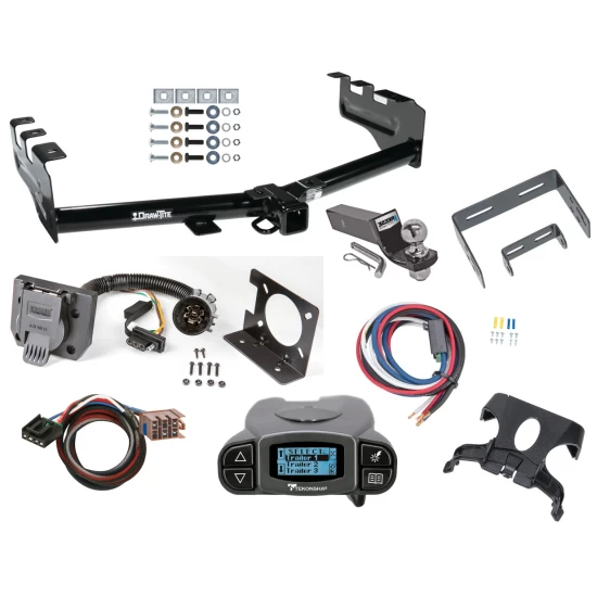 75521 74682 21536 3015 90195 Draw-Tite Trailer Hitch Tow Package Prodigy P3 Brake Control 03-07 Chevy Silverado GMC Sierra 1500 03-03 1500 HD 03-04 2500 05-07 1500 HD (Classic) 7-Way RV Wiring 2" Drop Mount 2" Ball Class 4 2" Receiver Tekon Trailer Hitch Tow Package Prodigy P3 Brake Control For 03-07 Chevy Silverado GMC Sierra 1500 03-03 1500 HD 03-04 2500 05-07 1500 HD (Classic) w/ 7-Way RV Wiring 2" Drop Mount 2" Ball Class 4 2" Receiver Draw-Tite Tekonsha