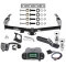 Trailer Hitch Tow Package w/ Tekonsha Prodigy P3 Brake Control For 99-13 Chevy Silverado GMC Sierra 1500 HD 99-04 2500 LD (07-07 Classic) Standard or Step Bumper w/ Dual 2" and 2- 5/16" Ball 2" Drop Mount 7-Way Pin Blade RV Controller
