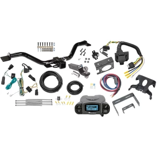 Trailer Hitch Tow Package Prodigy P3 Brake Control For 07-17 GMC Acadia Limited Buick Enclave Chevy Traverse 07-09 Saturn Outlook w/ 7-Way RV Wiring 2" Drop Mount 2" Ball Class 3 2" Receiver Draw-Tite Tekonsha