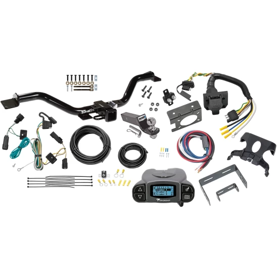 Trailer Hitch Tow Package Prodigy P3 Brake Control For 07-17 GMC Acadia Limited Buick Enclave Chevy Traverse 07-09 Saturn Outlook w/ 7-Way RV Wiring 2" Drop Mount 2" Ball Class 3 2" Receiver Draw-Tite Tekonsha