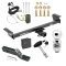 Trailer Tow Hitch For 16-22 Lexus RX350 16-21 RX450h Deluxe Package Wiring 2" Ball and Lock