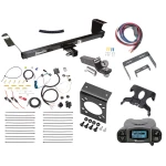 Trailer Hitch Tow Package Prodigy P3 Brake Control For 11-16 Chrysler Town and Country 21-21 Grand Caravan 11-20 Dodge Grand Caravan 12-15 RAM C/V w/ 7-Way RV Wiring 2" Drop Mount 2" Ball Class 3 2" Receiver Draw-Tite Tekonsha