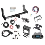Trailer Hitch Tow Package Prodigy P3 Brake Control For 14-25 Freightliner Mercedes-Benz Sprinter 1500 2500 3500 w/ Factory Step Bumper w/ 7-Way RV Wiring 2" Drop Mount 2" Ball Class 3 2" Receiver Draw-Tite Tekonsha
