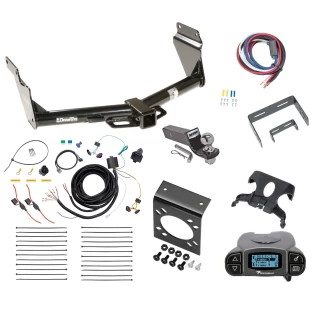 75713 22113 20212 21536 90195 Draw-Tite Trailer Hitch Tow Package Prodigy P3 Brake Control 14-23 Dodge Durango 7-Way RV Wiring 2" Drop Mount 2" Ball Class 4 2" Receiver Tekonsha 14 15 16 17 18 19 20 21 22 23 2014 2015 2016 2017 2018 2019 20 Trailer Hitch Tow Package Prodigy P3 Brake Control For 14-23 Dodge Durango w/ 7-Way RV Wiring 2" Drop Mount 2" Ball Class 4 2" Receiver Draw-Tite Tekonsha