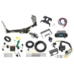 Trailer Hitch Tow Package Prodigy P3 Brake Control For 11-13 Dodge Durango All Models w/ 7-Way RV Wiring 2" Drop Mount 2" Ball Class 4 2" Receiver Draw-Tite Tekonsha