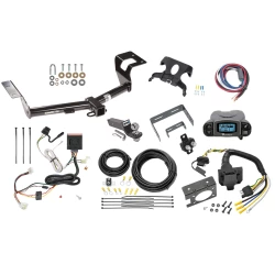 Trailer Hitch Tow Package Prodigy P3 Brake Control For 12-16 Honda CR-V All Models w/ 7-Way RV Wiring 2" Drop Mount 2" Ball Class 3 2" Receiver Draw-Tite Tekonsha