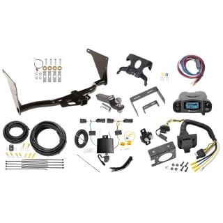 Trailer Hitch Tow Package Prodigy P3 Brake Control For 19-19 Ford Escape All Models w/ 7-Way RV Wiring 2" Drop Mount 2" Ball Class 3 2" Receiver Draw-Tite Tekonsha