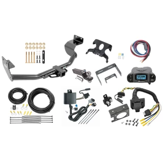 Trailer Hitch Tow Package Prodigy P3 Brake Control For 13-18 Hyundai Santa Fe Sport 14-15 KIA Sorento w/ 7-Way RV Wiring 2" Drop Mount 2" Ball Class 3 2" Receiver Draw-Tite Tekonsha