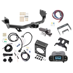 Trailer Hitch Tow Package Prodigy P3 Brake Control For 13-18 Hyundai Santa Fe 2019 XL ONLY w/ 7-Way RV Wiring 2" Drop Mount 2" Ball Class 3 2" Receiver Sport w/Factory Tow Package (5 Passenger) Draw-Tite Tekonsha