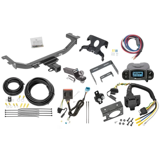 Trailer Hitch Tow Package Prodigy P3 Brake Control For 13-18 Acura RDX All Models w/ 7-Way RV Wiring 2" Drop Mount 2" Ball Class 3 2" Receiver Draw-Tite Tekonsha