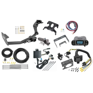 Trailer Hitch Tow Package Prodigy P3 Brake Control For 16-20 KIA Sorento V6 Models w/ 7-Way RV Wiring 2" Drop Mount 2" Ball Class 3 2" Receiver Draw-Tite Tekonsha