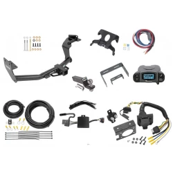 Trailer Hitch Tow Package Prodigy P3 Brake Control For 19-20 Hyundai Santa Fe (Except XL Models) w/ 7-Way RV Wiring 2" Drop Mount 2" Ball Class 3 2" Receiver Draw-Tite Tekonsha