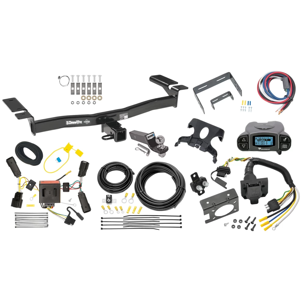 75992 85343 20506 7012a 118515 21536 90195 Draw-Tite Trailer Hitch Tow Package Prodigy P3 Brake Control 11-14 Edge Except Sport 7-Way RV Wiring 2" Drop Mount 2" Ball Class 3 2" Receiver Tekonsha 11 12 13 14 2011 2012 2013 2014 Trailer Hitch Tow Package Prodigy P3 Brake Control For 11-14 Ford Edge Except Sport w/ 7-Way RV Wiring 2" Drop Mount 2" Ball Class 3 2" Receiver Draw-Tite Tekonsha