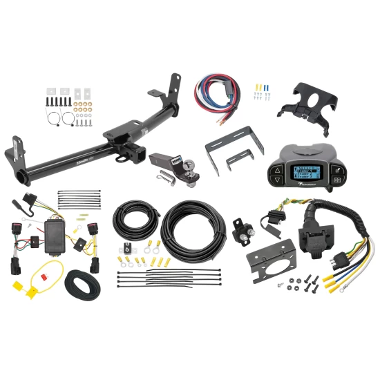 Trailer Hitch Tow Package Prodigy P3 Brake Control For 10-17 Chevrolet Equinox GMC Terrain w/ 7-Way RV Wiring 2" Drop Mount 2" Ball Class 3 2" Receiver Draw-Tite Tekonsha