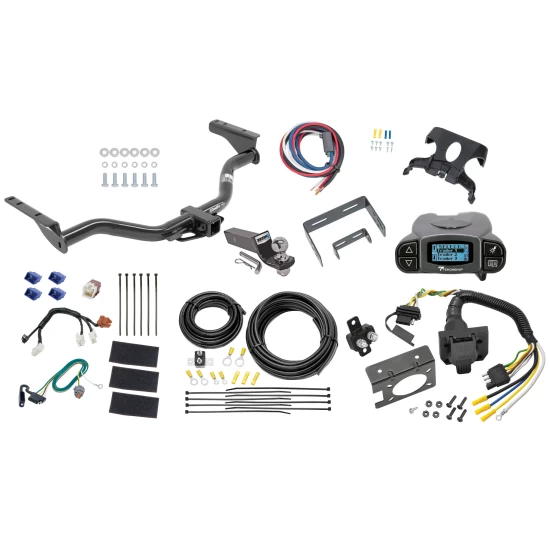Trailer Hitch Tow Package Prodigy P3 Brake Control For 13-20 Nissan Pathfinder 14-20 INFINITI QX60 w/ 7-Way RV Wiring 2" Drop Mount 2" Ball Class 4 2" Receiver Draw-Tite Tekonsha