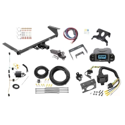 Trailer Hitch Tow Package Prodigy P3 Brake Control For 21-25 Chrysler Pacifica Excluding Hybrid w/ 7-Way RV Wiring 2" Drop Mount 2" Ball Class 3 2" Receiver
