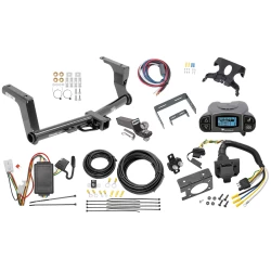 Trailer Hitch Tow Package Prodigy P3 Brake Control For 13-15 Subaru XV Crosstrek Inc Hybrid w/ 7-Way RV Wiring 2" Drop Mount 2" Ball Class 3 2" Receiver Draw-Tite Tekonsha