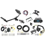 Trailer Hitch Tow Package Prodigy P3 Brake Control For 13-18 Toyota RAV4 All Models w/ 7-Way RV Wiring 2" Drop Mount 2" Ball Class 3 2" Receiver Draw-Tite Tekonsha