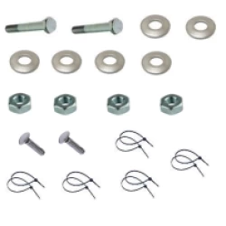 Trailer Tow Hitch Hardware Fastener Kit For 12-15 Mercedes ML350 w/o Active Curve System 16-18 GLE SUV Except AMG