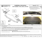 Trailer Tow Hitch For 22-23 KIA EV6 All Styles Class 3 2" Receiver