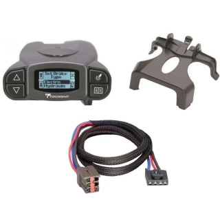 Tekonsha Prodigy P3 Trailer Brake Control for 92-08 Ford Econoline Van w/ Plug Play Wiring Adapter Proportional Eletric Trailer Brakes Module Box Controller