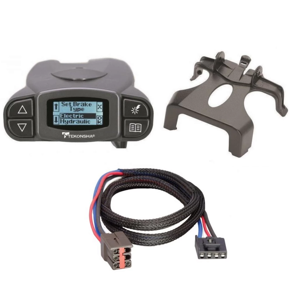 Tekonsha Prodigy P3 Trailer Brake Control for 05-18 Land Rover Range Rover w/ Plug Play Wiring Adapter Proportional Eletric Trailer Brakes Module Box Controller
