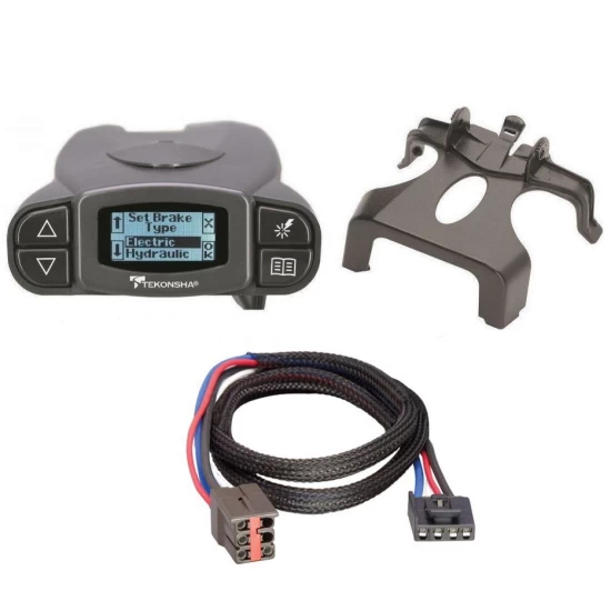 Tekonsha Prodigy P3 Trailer Brake Control for 05-18 Land Rover Range Rover w/ Plug Play Wiring Adapter Proportional Eletric Trailer Brakes Module Box Controller