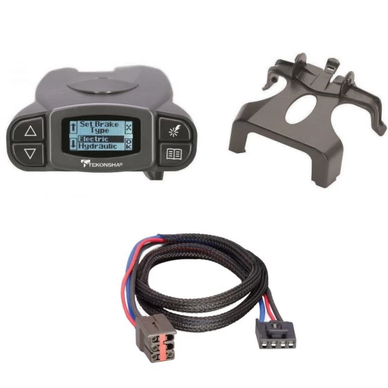 Tekonsha Prodigy P3 Trailer Brake Control for 12-19 Land Rover Range Rover Evoque w/ Plug Play Wiring Adapter Proportional Eletric Trailer Brakes Module Box Controller