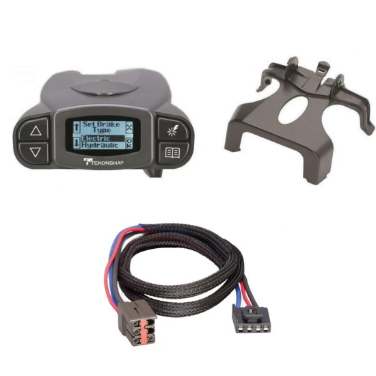 Tekonsha Prodigy P3 Trailer Brake Control for 94-08 Ford F-150 2004 Heritage New Body w/ Plug Play Wiring Adapter Proportional Eletric Trailer Brakes Module Box Controller