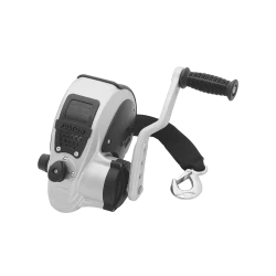 Fulton F2 Marine Trailer Winch Two-Speed 3,200 lbs Capacity 20 ft Sharkskin Strap Adjustable Handle Lifetime Warranty - FW32000101 Boat Winch