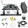For 1973-2000 Chevrolet C/K Series Industry Standard Semi-Custom Above Bed Rail Kit + 16K Fifth Wheel + In-Bed Wiring + King Pin Lock + Base Rail Lock + 10" Lube Plate + Fifth Wheel Cover + Lube (For 5'8 or Shorter Bed Models) By Reese