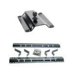 For 1999-2016 Ford F-250 Super Duty Industry Standard Semi-Custom Above Bed Rail Kit + 25K Pro Series Gooseneck Hitch (For 6-1/2' and 8 foot Bed, Except Cab & Chassis, w/o Factory Puck System Models) By Reese