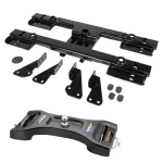 For 2020-2024 GMC Sierra 2500 HD Elite Series Fifth Wheel Hitch Mounting System Rail Kit + Elite Gooseneck For Models w/o Factory Puck System (For 6-1/2' and 8 foot Bed, w/o Factory Puck System Models) By Reese